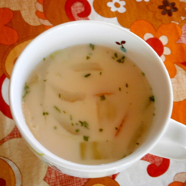 味噌豆乳スープ